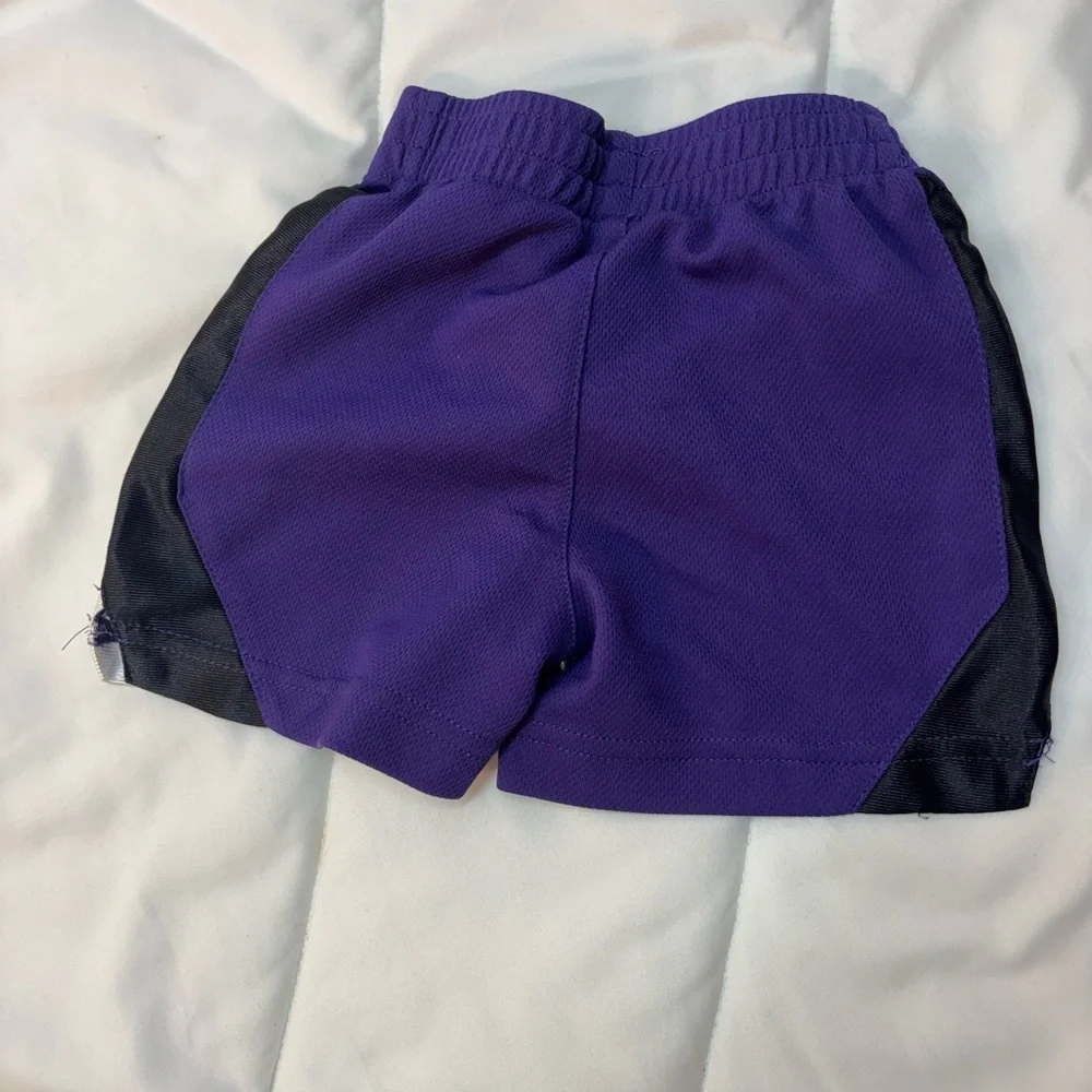 NFL Baltimore Ravens Purple and Black Kids Shorts size 12M